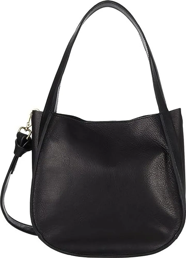 Madewell The Sydney Shoulder Bag (True Black) Shoulder Handbags