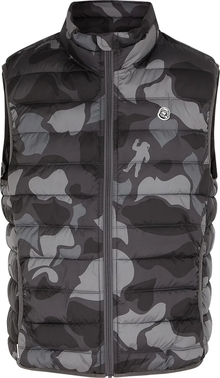 Billionaire Boys Club Camouflage Hooded Quilted Gilet
