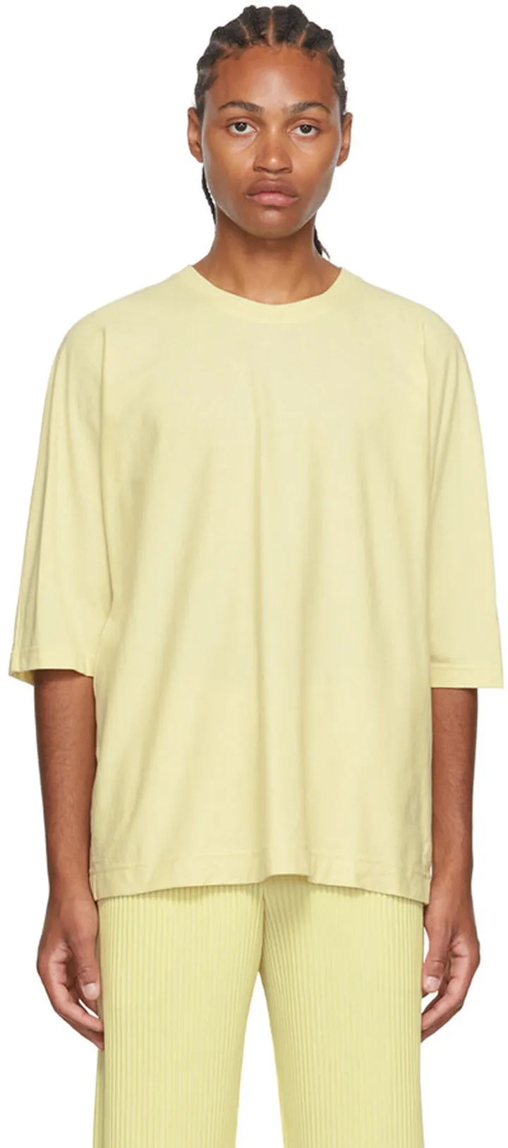 Homme Plissé Issey Miyake Yellow Release-T 1 T-Shirt