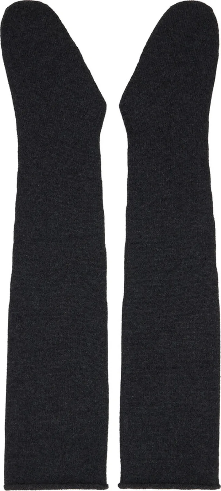 The Row Gray Chopo Mittens