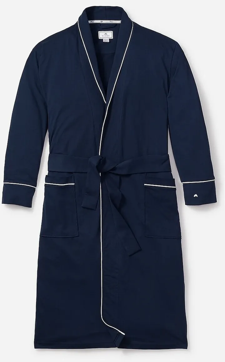 Petite Plume™ men's Pima cotton robe