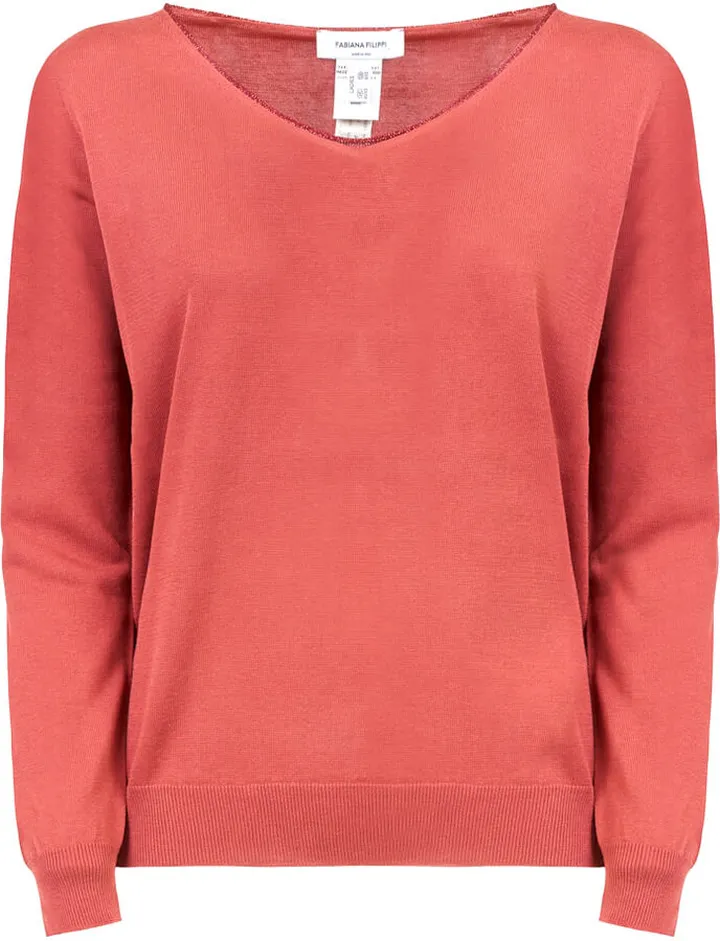 Wide V-Neck Jumper