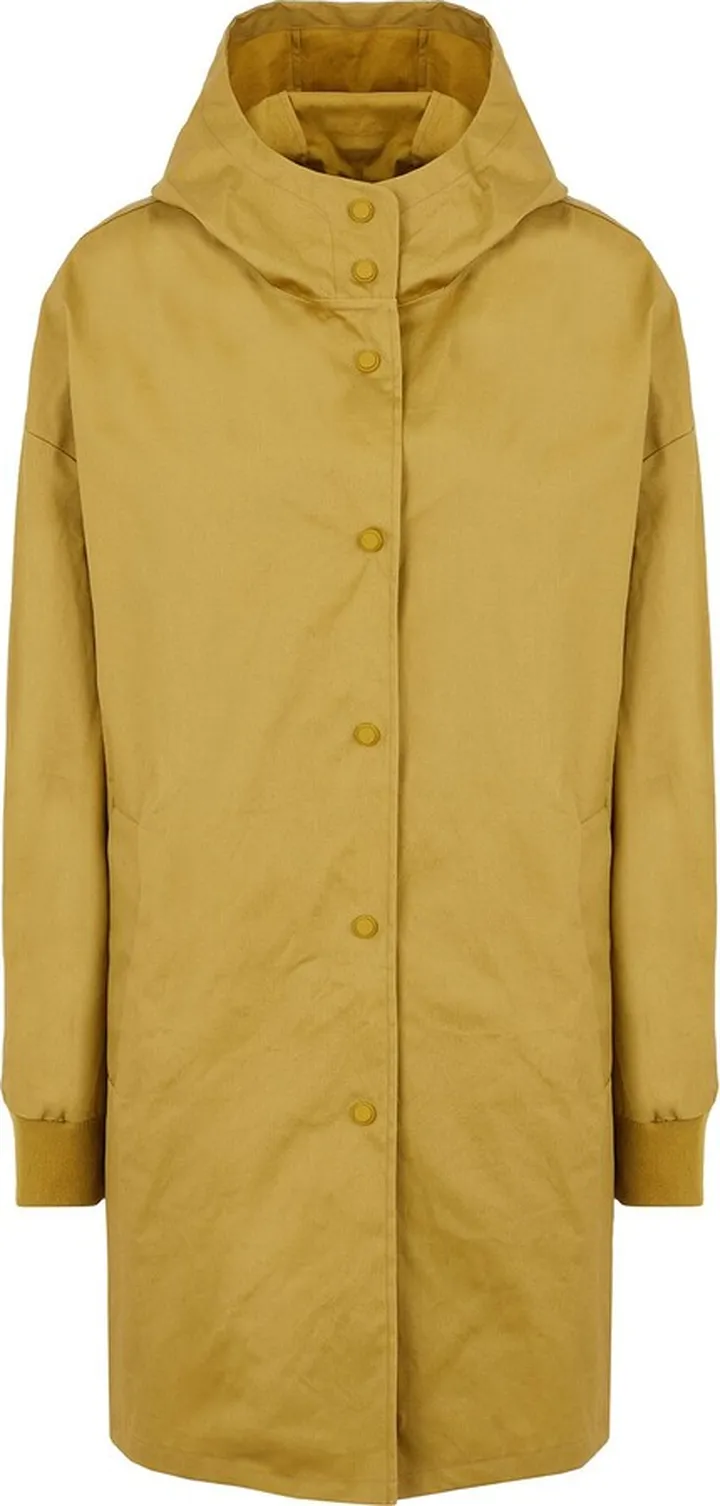 Cotton Water Repellent Hooded Coat Overcoat Military Green
