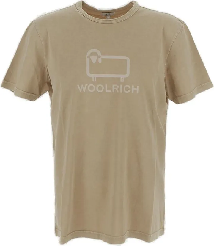 Woolrich Logo Printed Crewneck T-Shirt