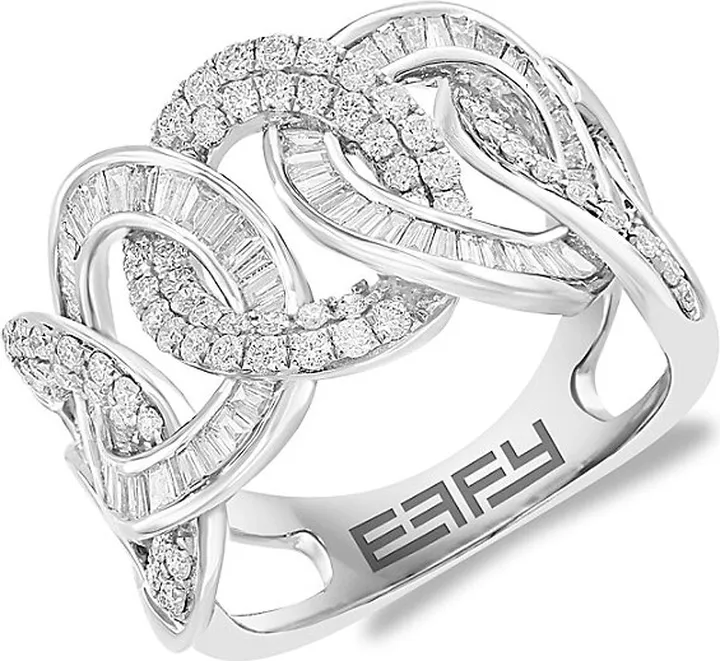 14K White Gold & 1.08 TCW Diamond Ring
