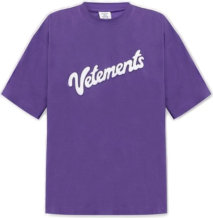 Vetements Logo Printed Crewneck T-Shirt