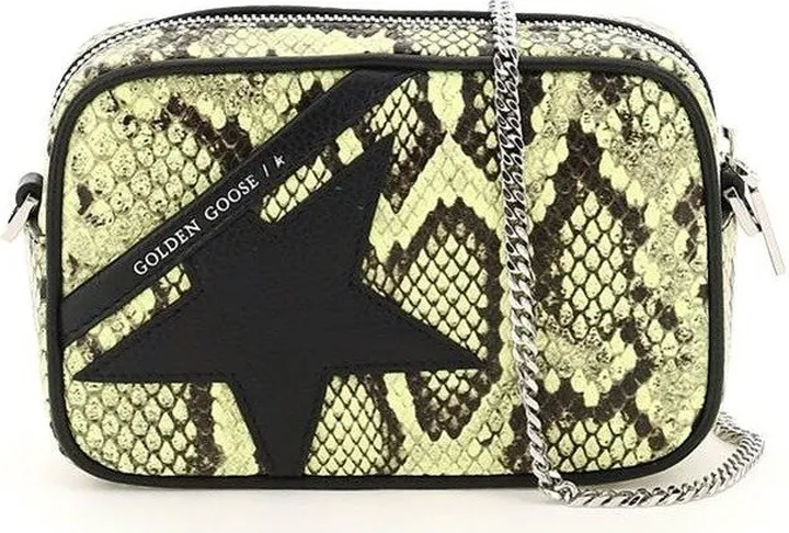 Golden Goose Deluxe Brand Star Patch Zipped Crossbody Bag