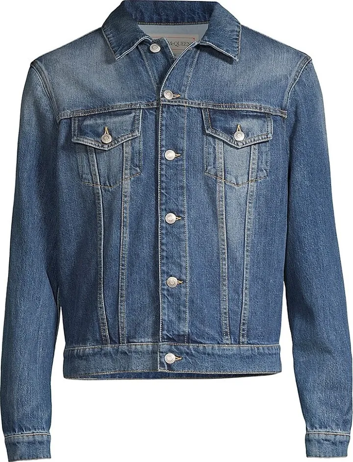 Topstitched Denim Jacket