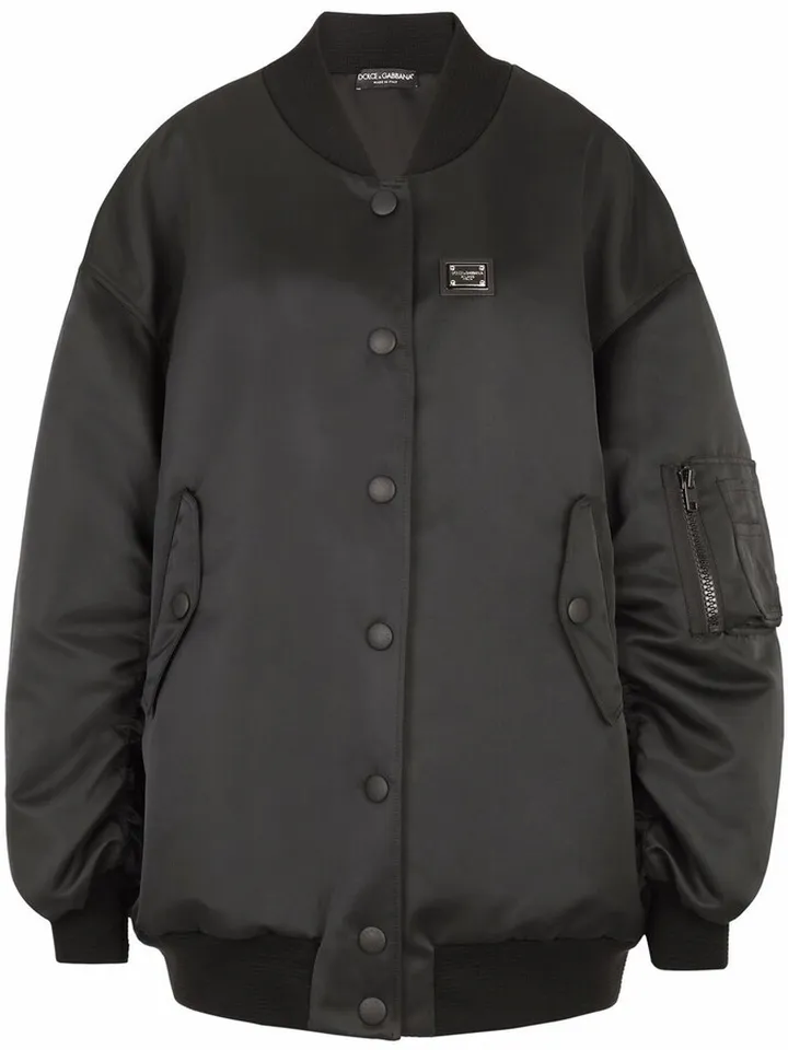 Wide-Style Bomber Coat