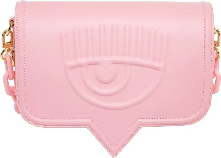 Chiara Ferragni Eyelike Chain-Linked Shoulder Bag