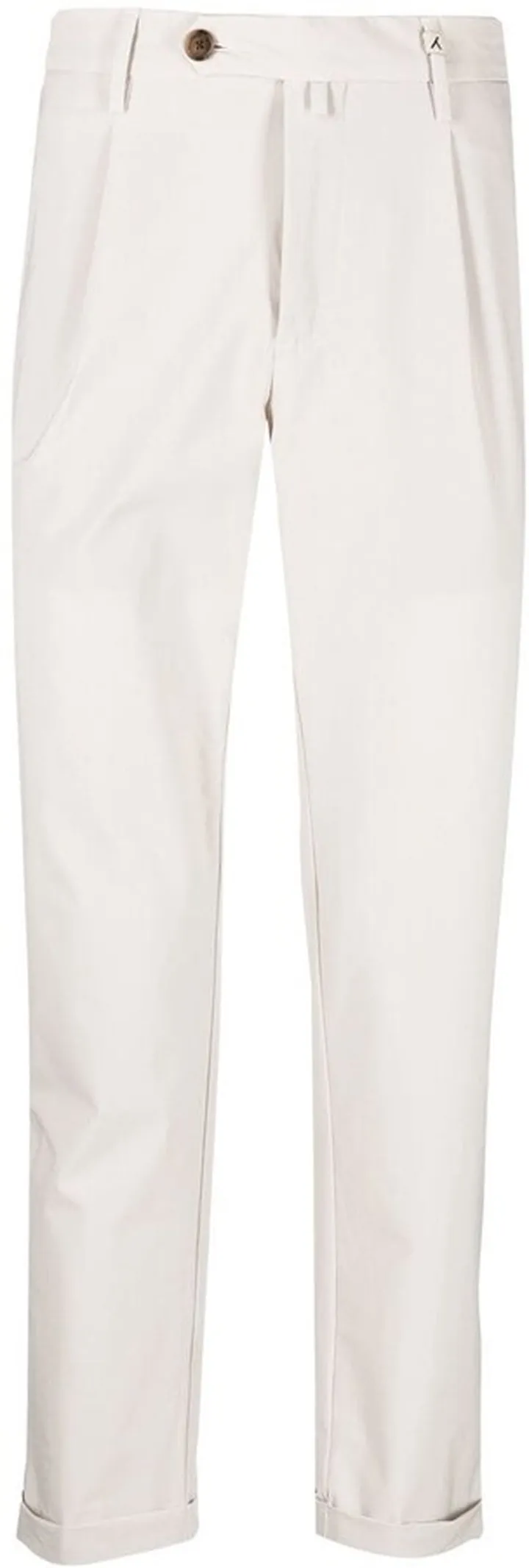 Pleated Straight-Leg Trousers