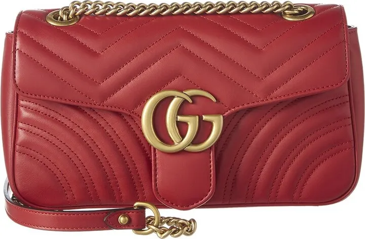 Gucci Gg Marmont Small Matelasse Leather Shoulder Bag