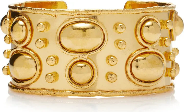 Women's Manchette and Byzance Gold-Plated Cuff