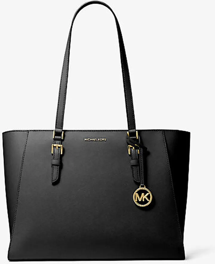 Sally Large 2-In-1 Saffiano Leather and Logo Tote Bag