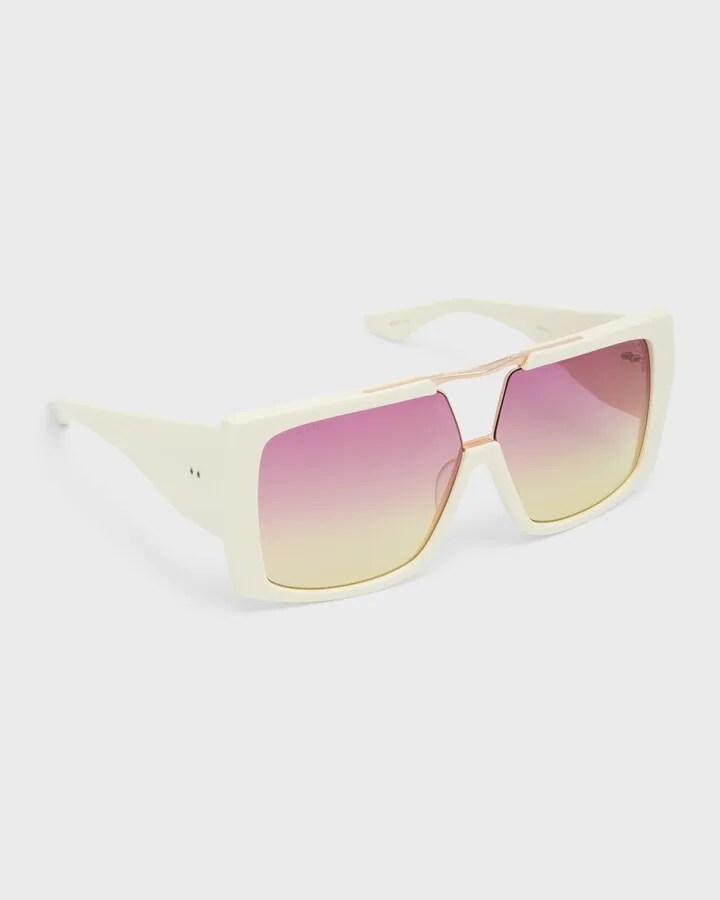 Abrux Metal Alloy & Plastic Aviator Sunglasses