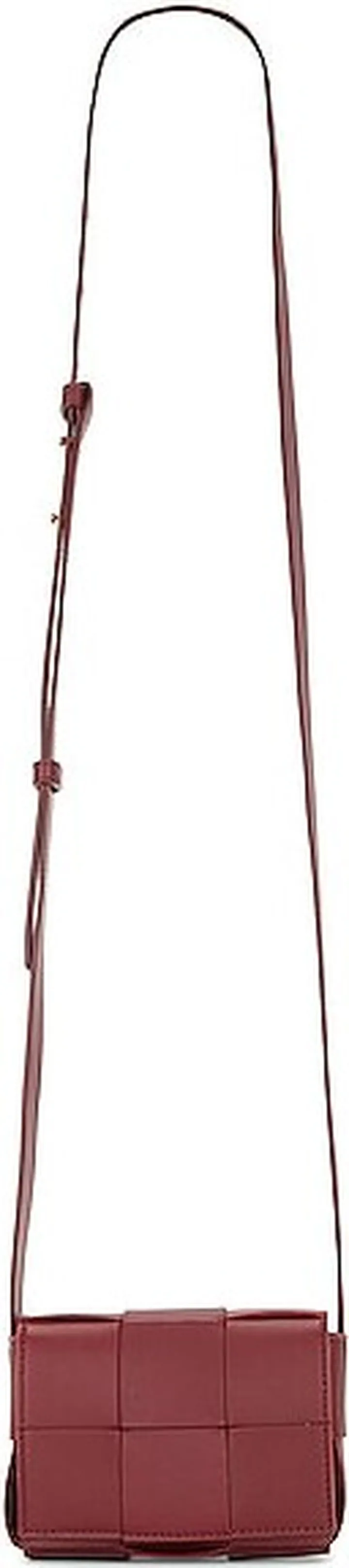 Bottega Veneta Candy Cassette Crossbody Bag in Wine
