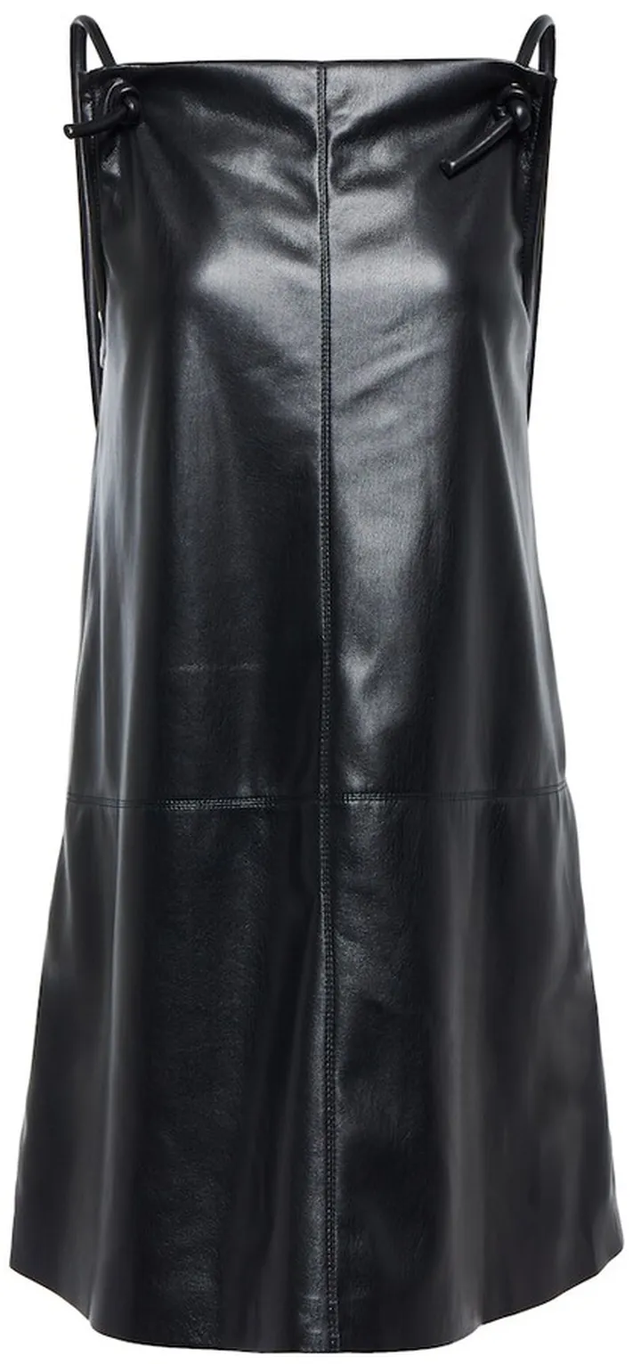 Claire faux leather minidress