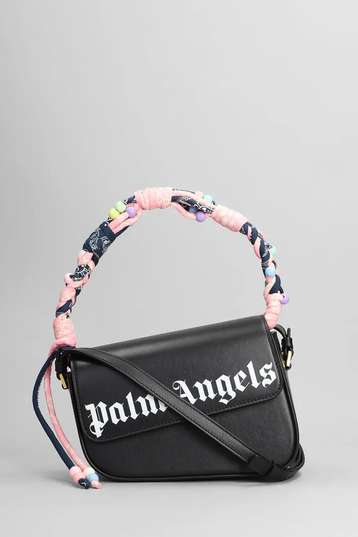 Hand Bag In Black Leather