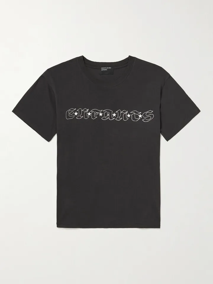 Printed Cotton-Jersey T-Shirt