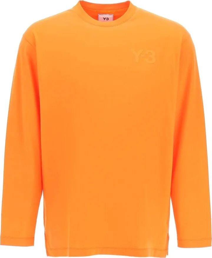 Y-3 Logo Print Long Sleeve T-Shirt