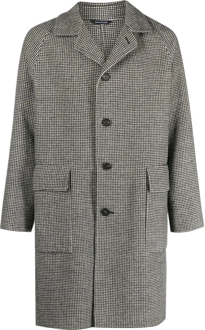 Single-Breasted Wool Coat