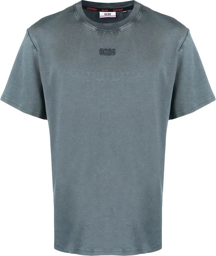 Overdyed logo regular T-shirt