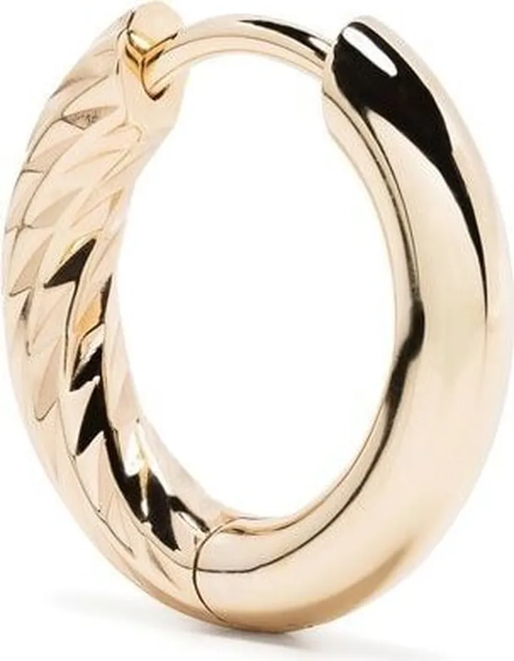 14kt yellow gold Hyde huggie earring