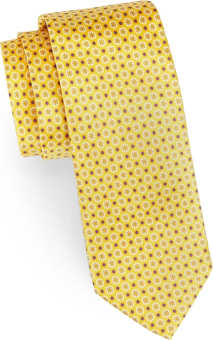 Silk Floral Tie