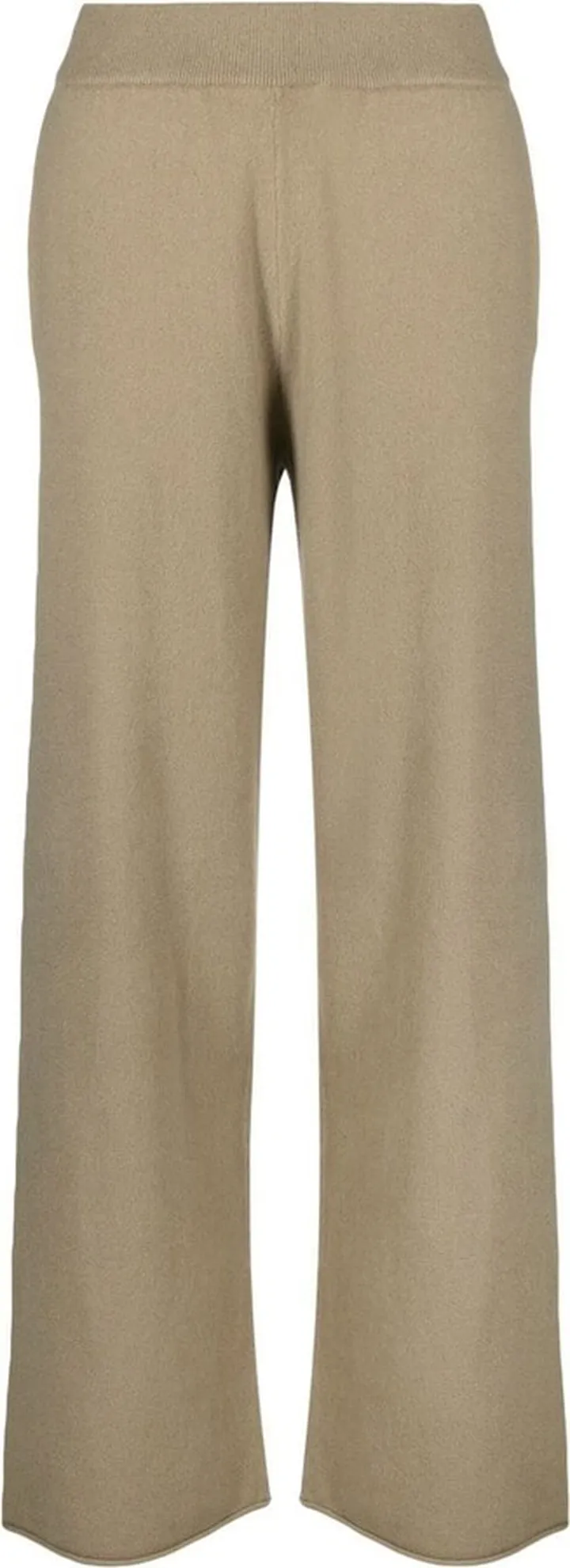Straight-Leg Knitted Trousers