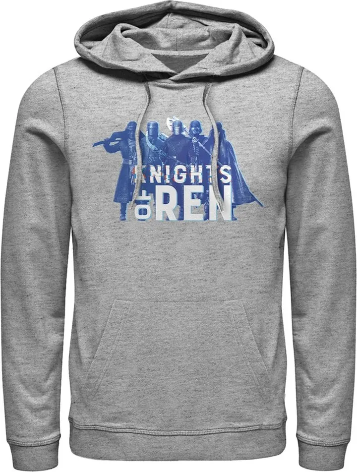 Men's Star Wars: The Rise of Skywalker Ren Army Pull Over Hoodie - Athletic Heather - Large
