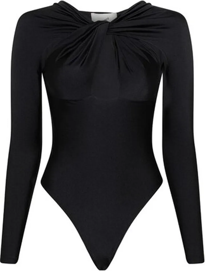 Twisted cut-out bodysuit