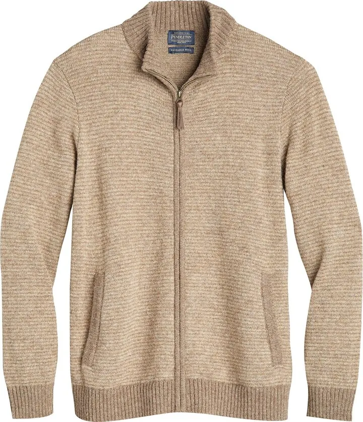 Pendleton Shetland Full-Zip Sweater - Men's