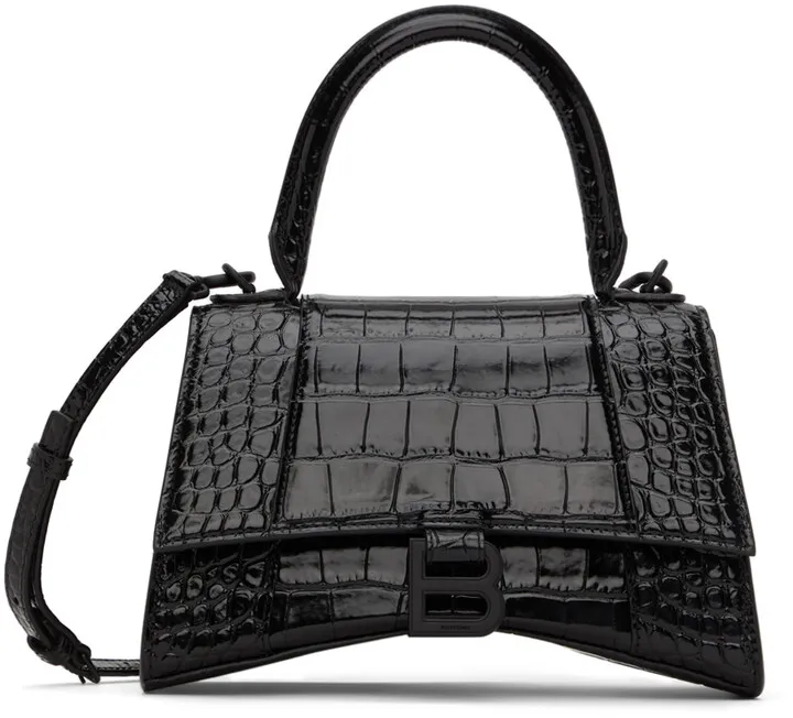 Balenciaga Black Hourglass Small Shoulder Bag