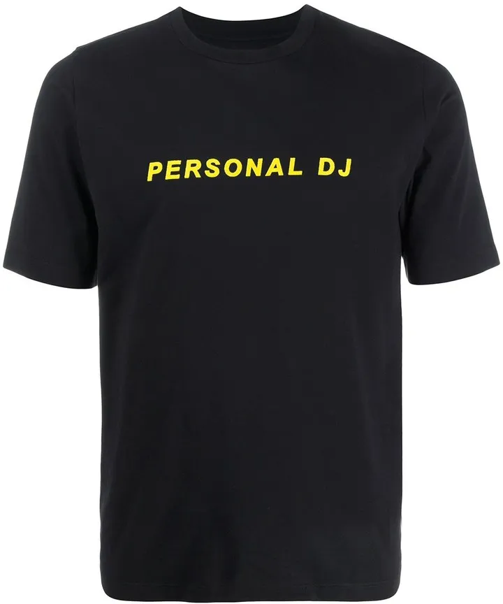 slogan print T-shirt