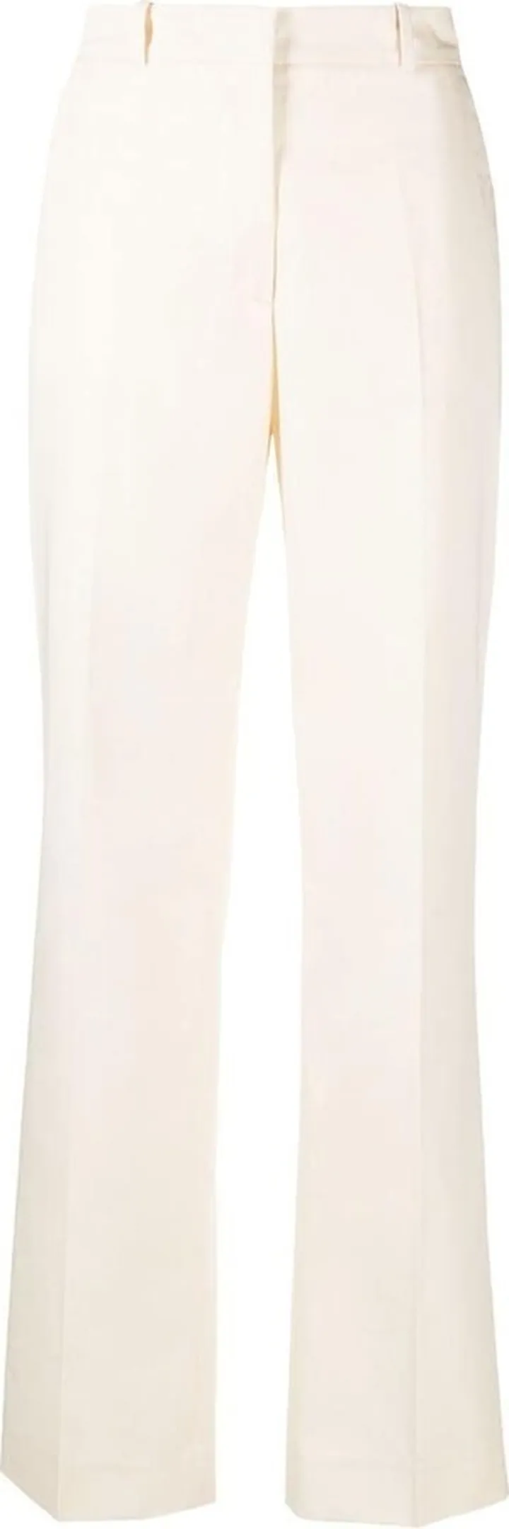 High-Waist Straight-Leg Trousers