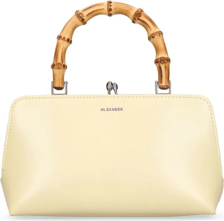 Mini Goji bamboo lux leather bag