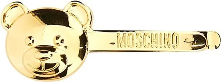 Moschino Teddy Bear Logo Engraved Tie Clip