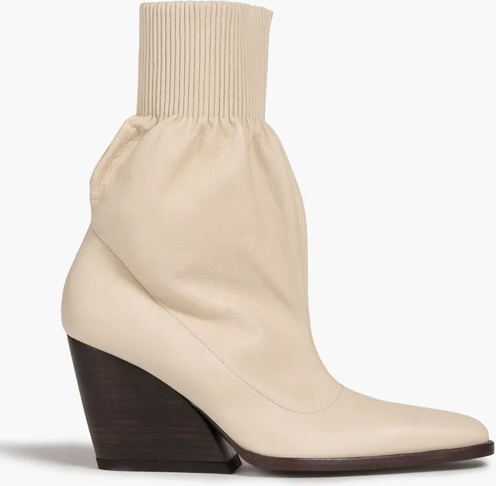 Billow leather ankle boots