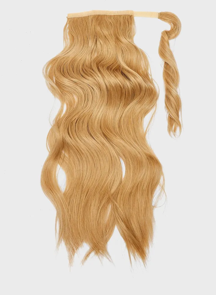 Midi Grande Brushed Out Wave 22" Wraparound Pony -611/Kb88 Golden Blonde