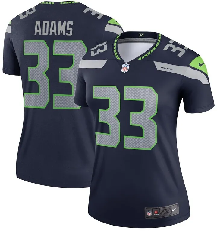 Women's Nike Jamal Adams College Navy Seattle Seahawks Legend Jersey