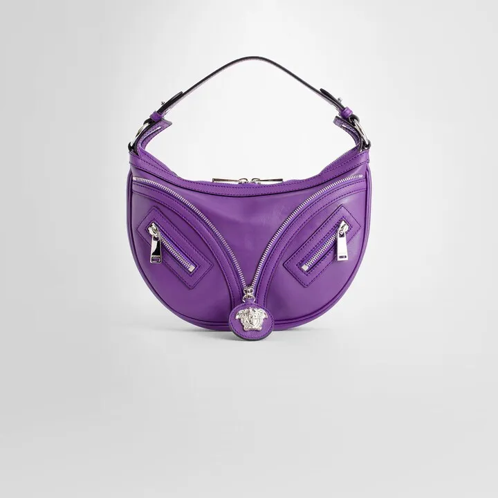 Versace Woman Black Shoulder Bags