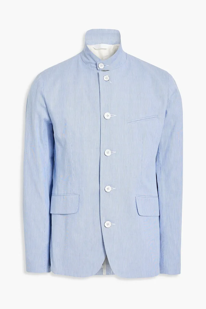 Parker striped cotton blazer