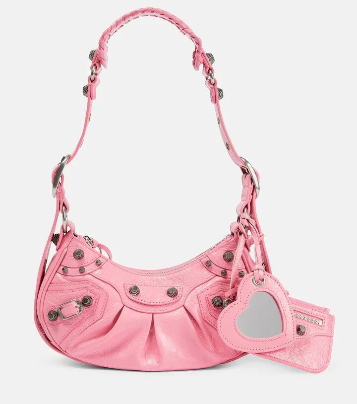 Le Cagole XS leather shoulder bag
