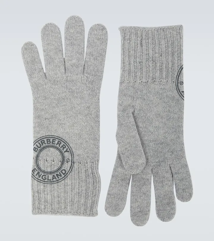 Cashmere-blend gloves