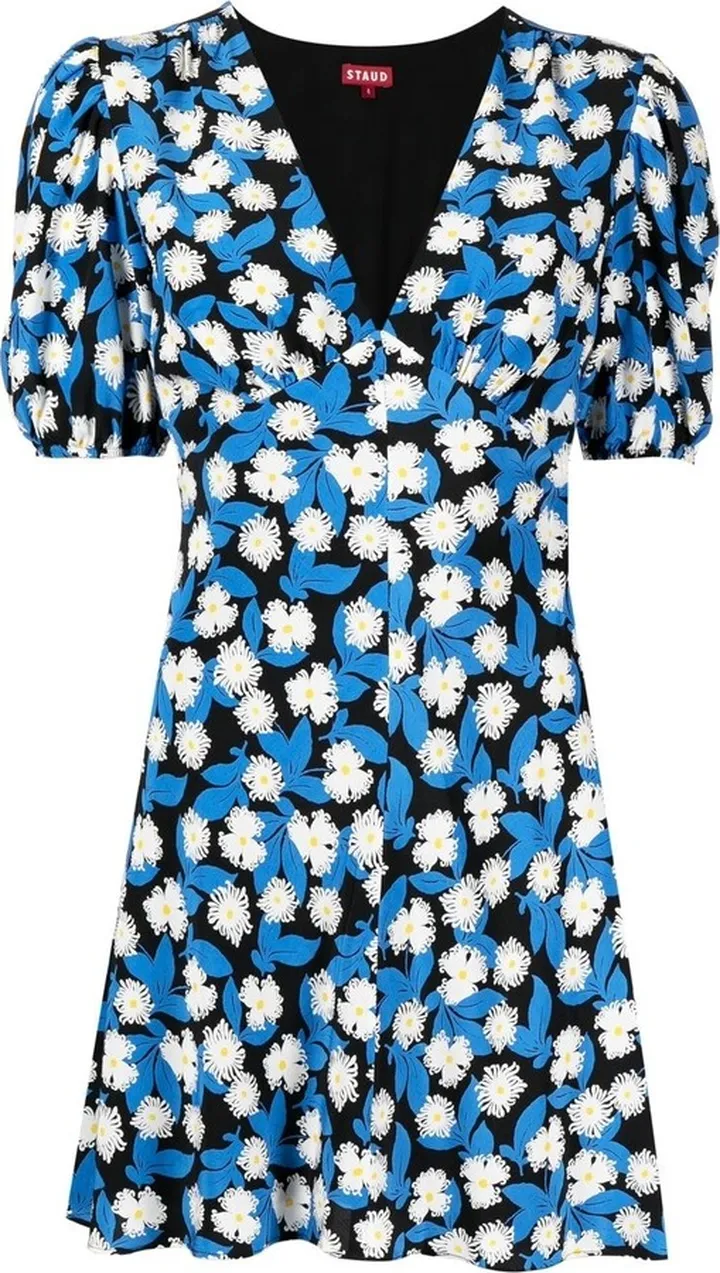 Milla floral-print mini dress
