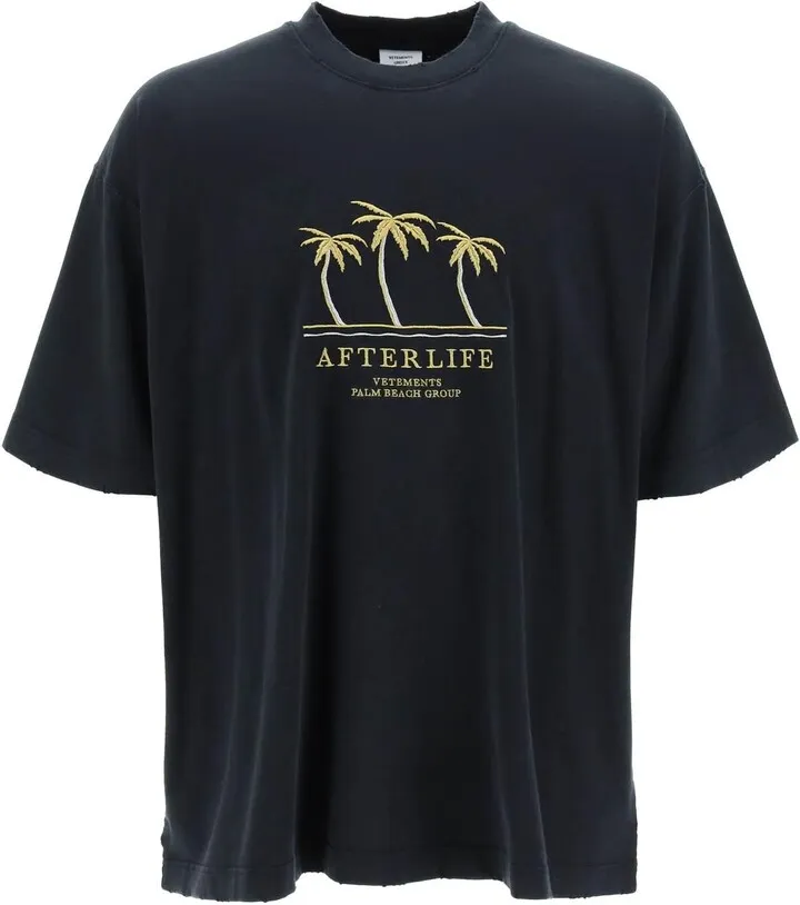 Vetements Afterlife Embroidery T-Shirt