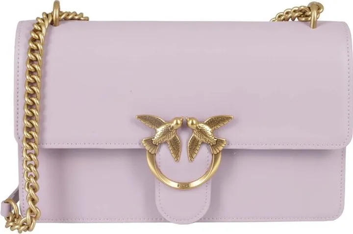 Pinko Love One Classic Logo Plaque Shoulder Bag