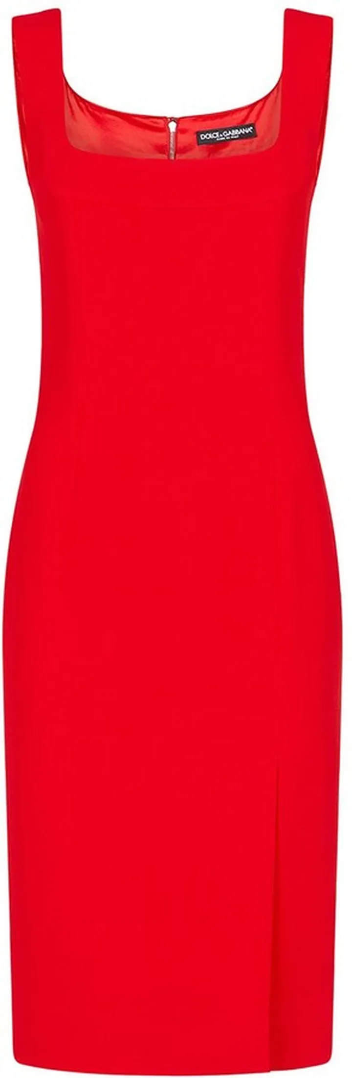 Square Neck Fitted Dress
