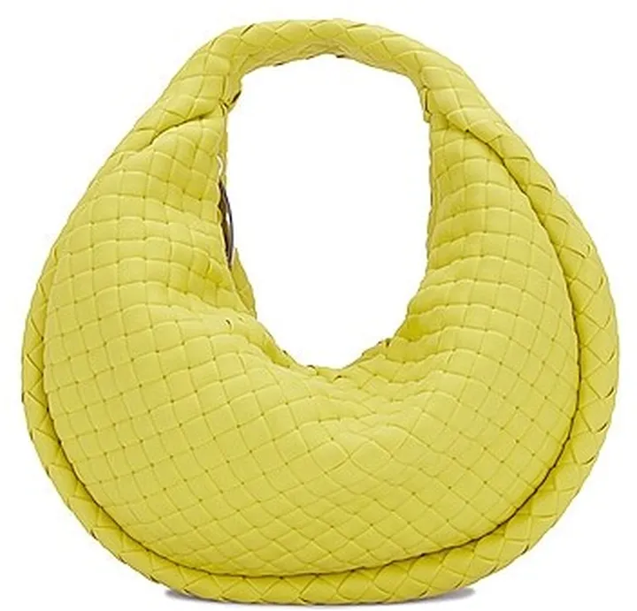 Bottega Veneta Mini Padded Jodie Shoulder Bag in Yellow