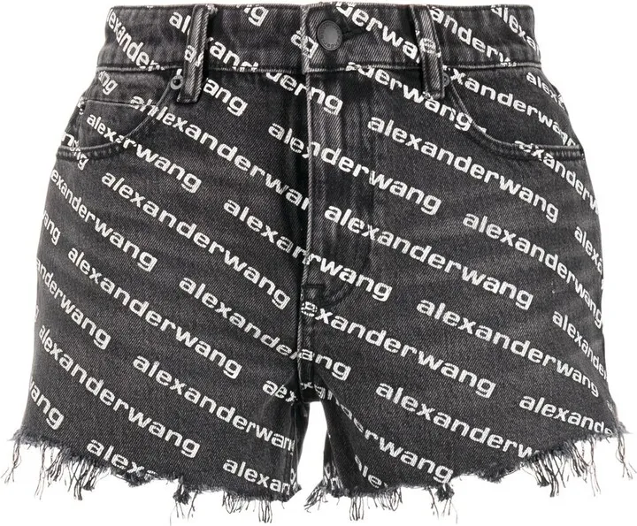 Bite Logo-Print Denim Shorts